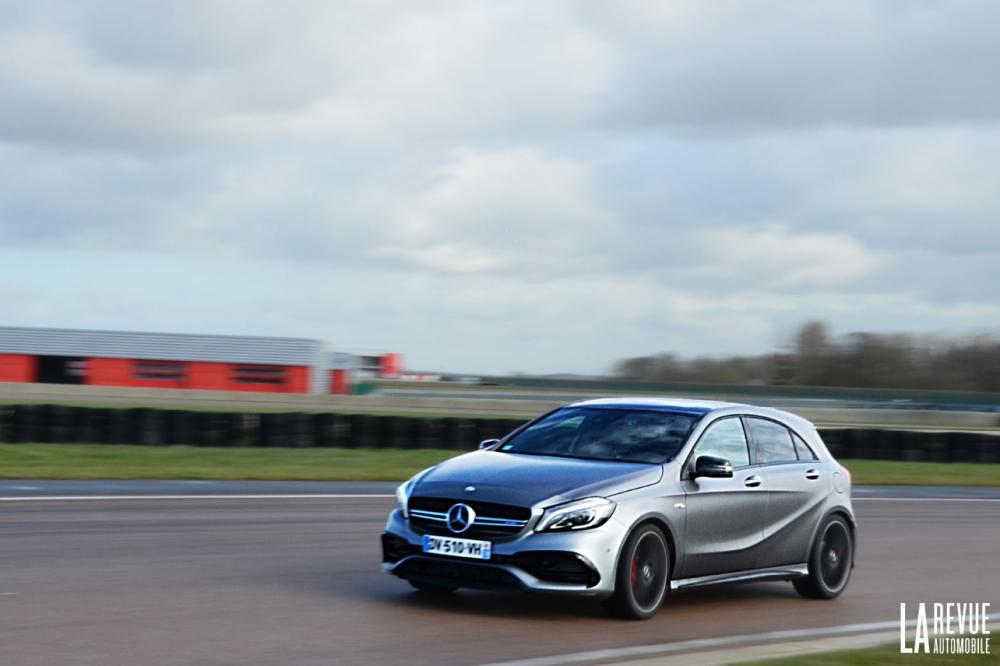 Image principale de l'actu: Une mercedes amg a 43 en preparation pour contrer l audi s3 