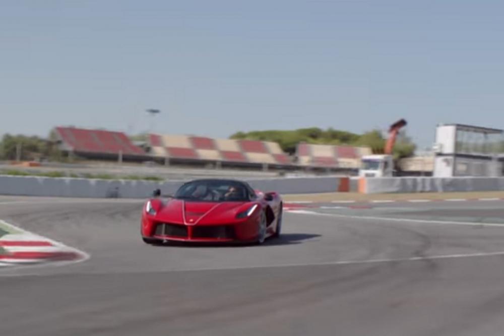 Image principale de l'actu: Video sebastian vettel au volant de la ferrari laferrari aperta 