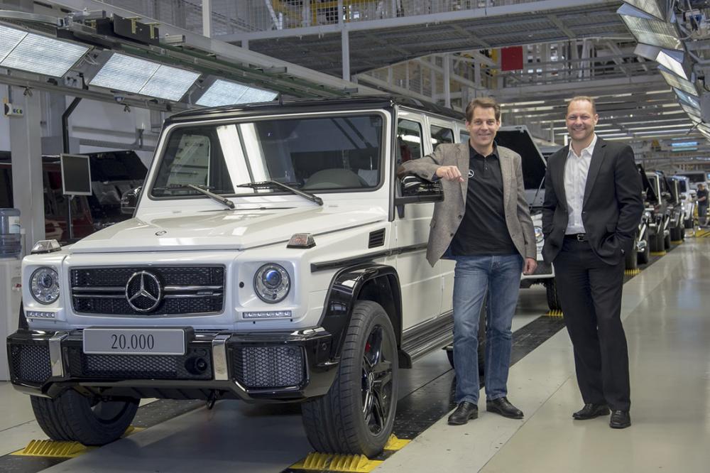 Image principale de l'actu: Mercedes classe g 20 000 unites en une annee pour la premiere fois 