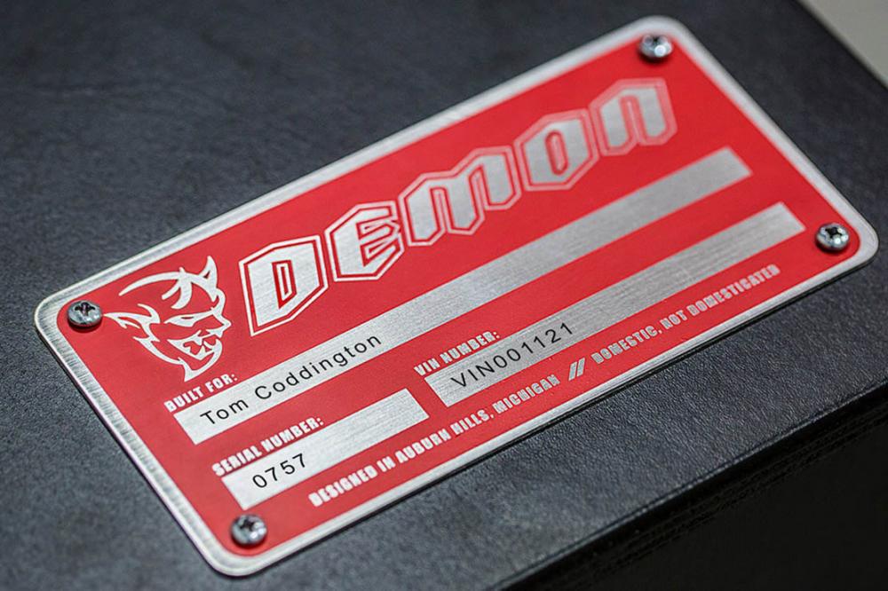 Image principale de l'actu: La dodge challenger demon disposera de 768 ch 