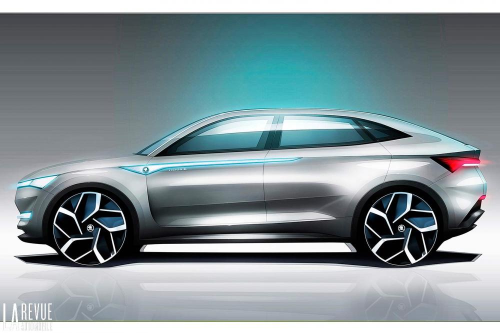 Image principale de l'actu: Skoda Vision : 300 ch électrique pour concurrencer la Tesla Model X
