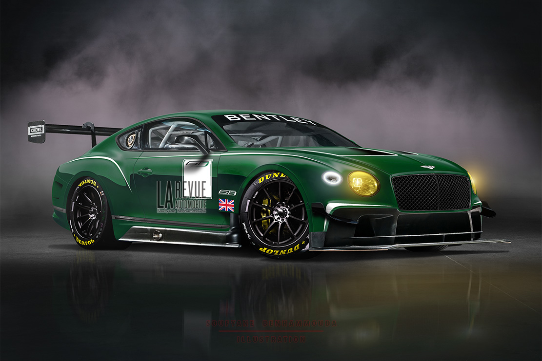 Image principale de l'actu: Bentley continental gt gt3 on anticipe le prochain mastodonte des pistes 