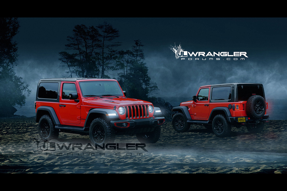 Image principale de l'actu: Jeep wrangler 2018 la version 2 portes imaginee 