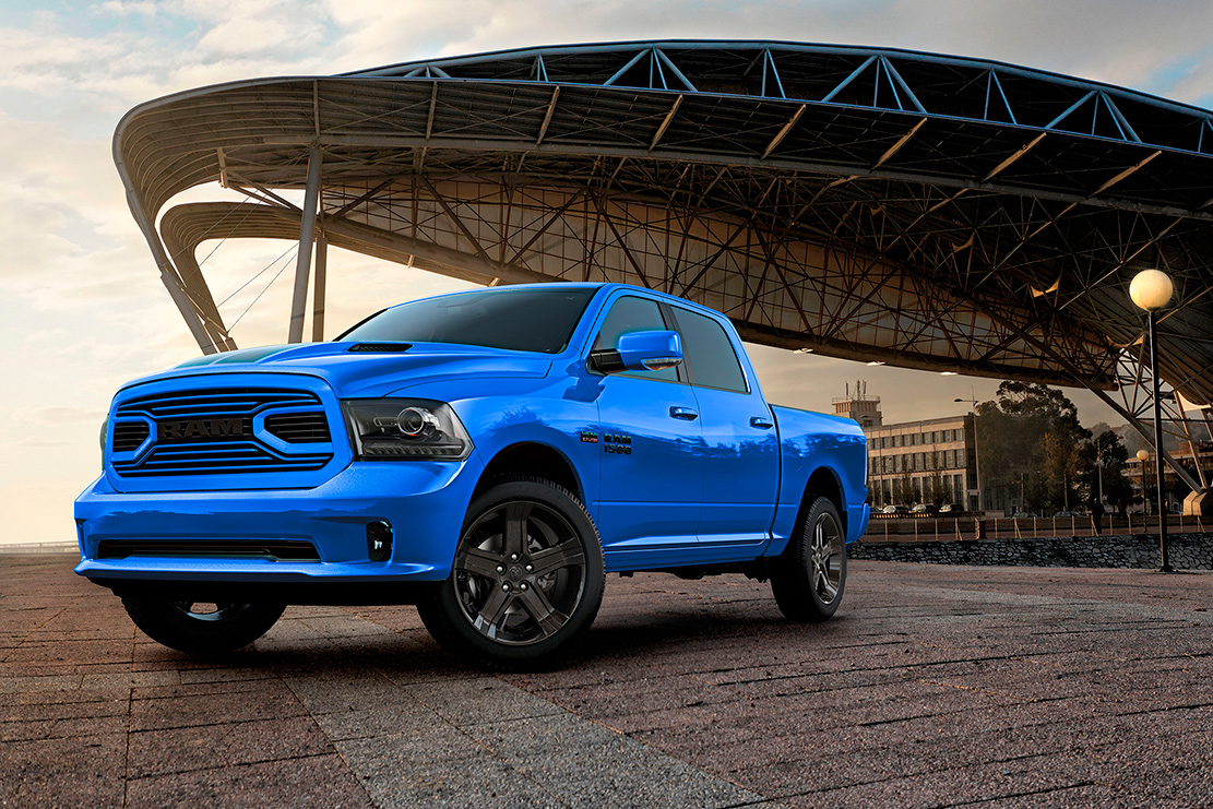 Image principale de l'actu: Dodge ram 1500 une version hydro blue sport special edition 