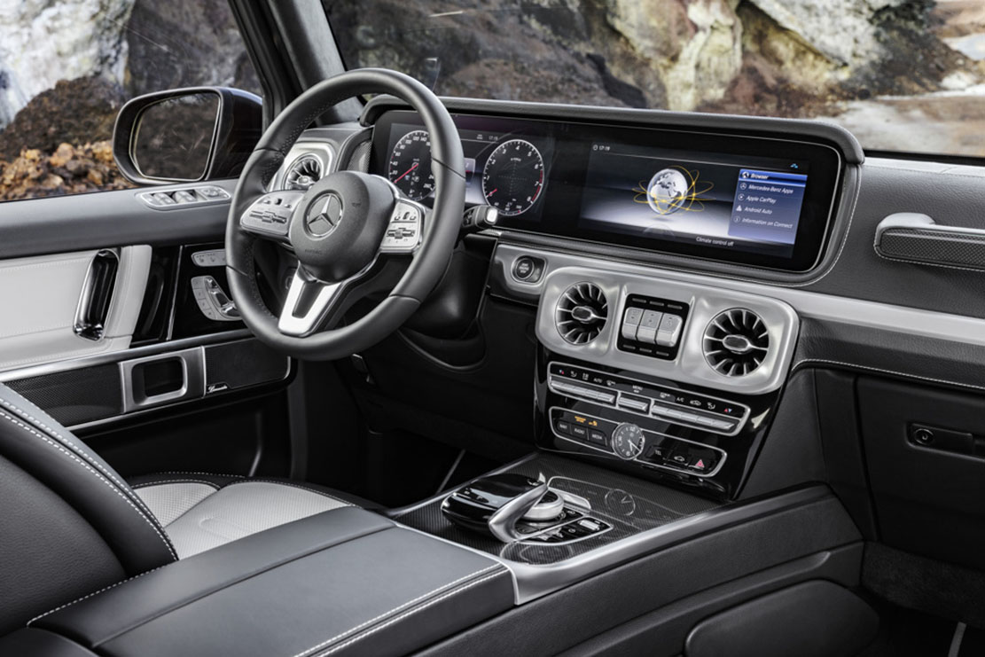 Image principale de l'actu: Le prochain mercedes classe g montre son interieur 