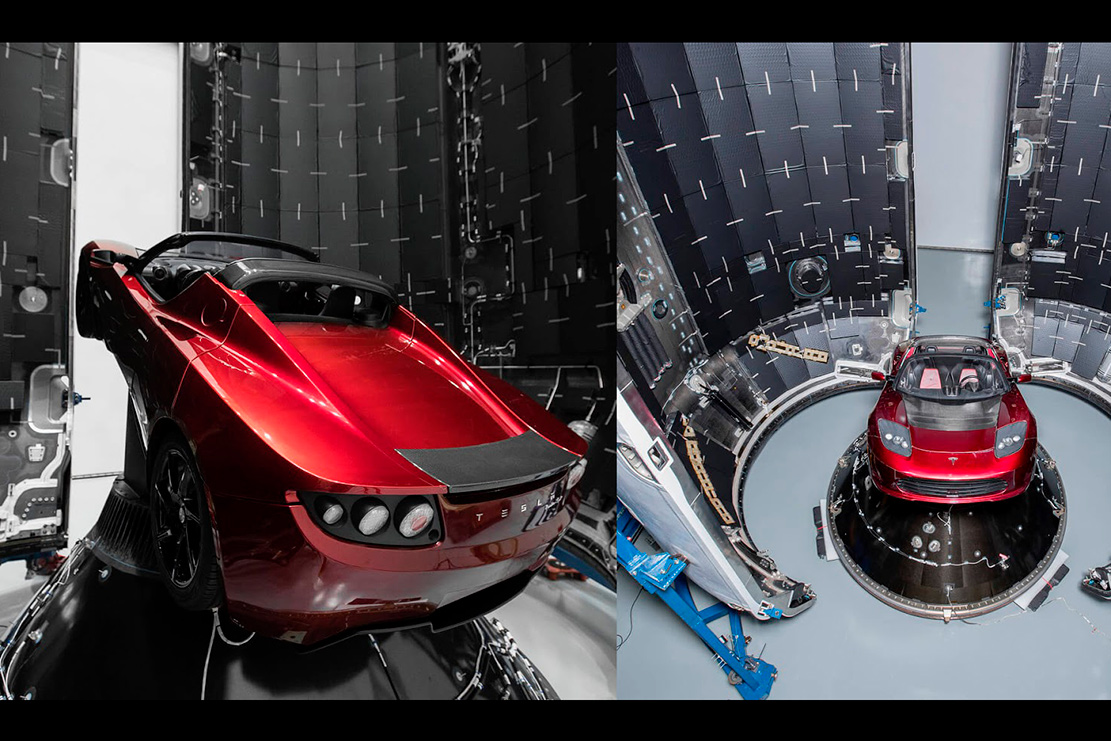 Image principale de l'actu: Elon Musk envoie une Tesla Roadster sur Mars