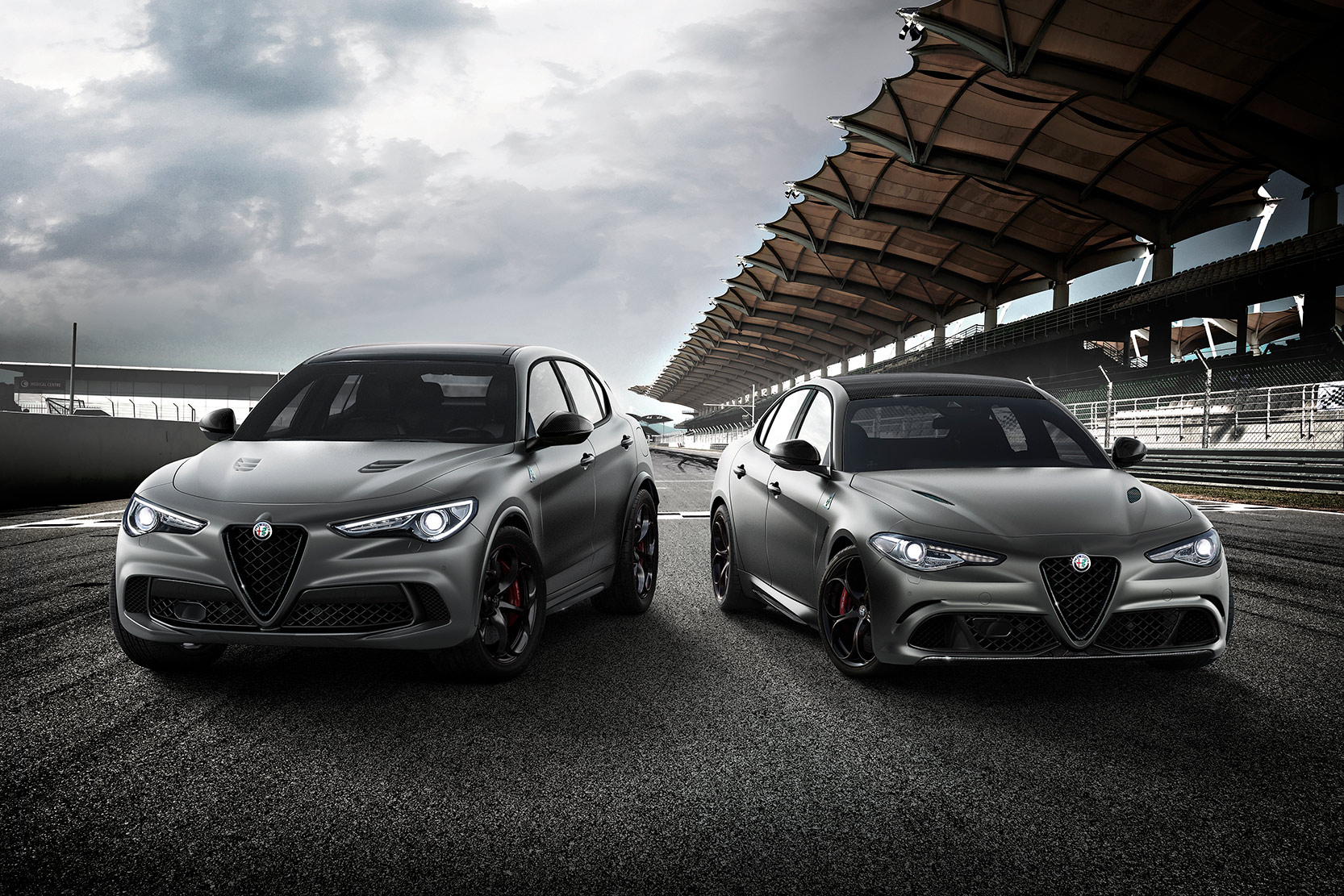 Image principale de l'actu: Alfa Romeo Giulia et Stelvio : une série limitée Nurburgring Edition