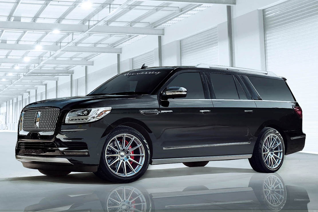 Image principale de l'actu: Hennessey installe 613 ch dans le lincoln navigator 