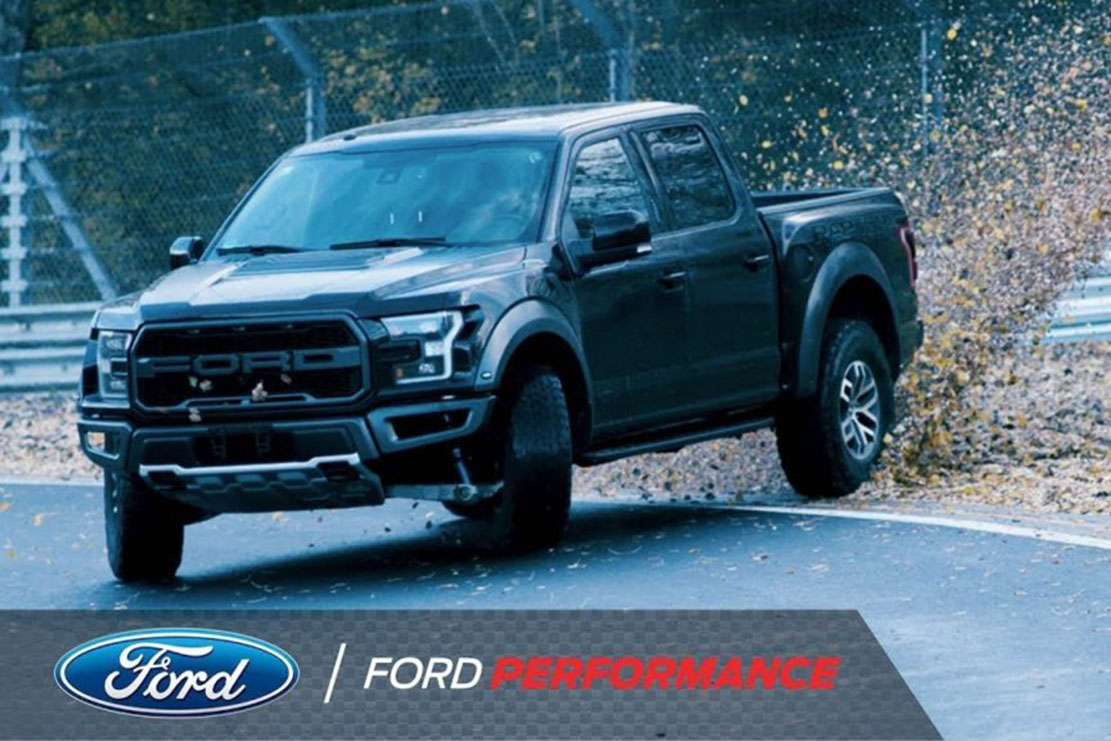 Image principale de l'actu: Le ford f150 raptor visite le nurburgring en drift 