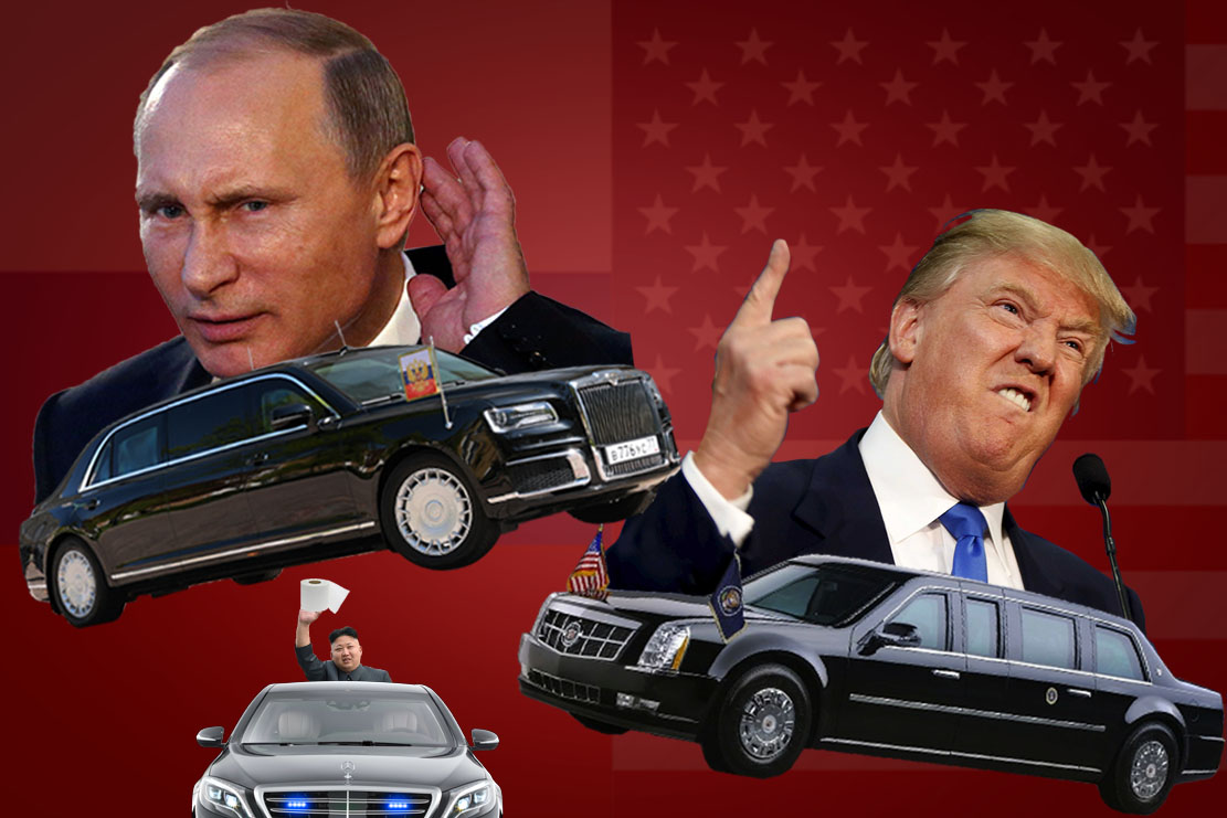 Image principale de l'actu: Limousine presidentielle qui de trump ou de poutine a la plus grosse 