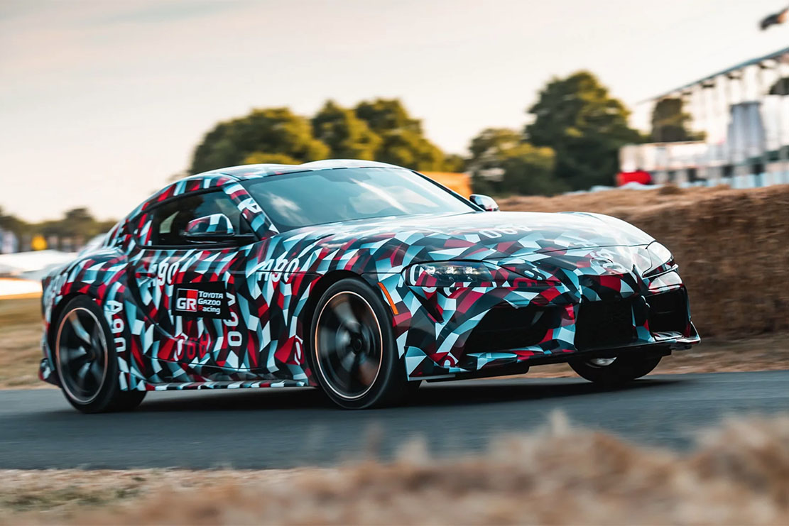 Image principale de l'actu: Toyota supra premiers tours de roues a goodwood 