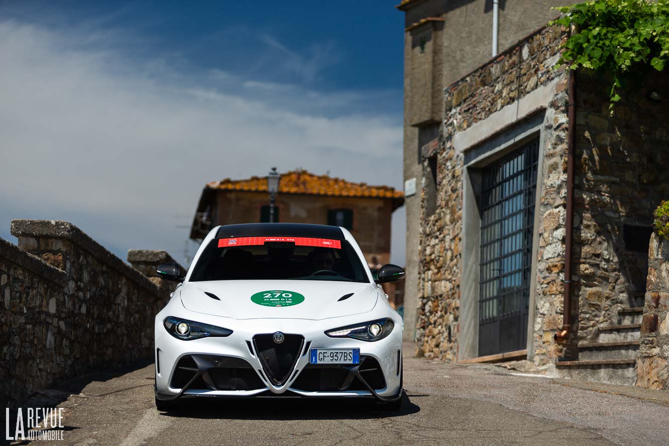 Alfa Romeo Giulia GTA : essai aux 1000 Miglia