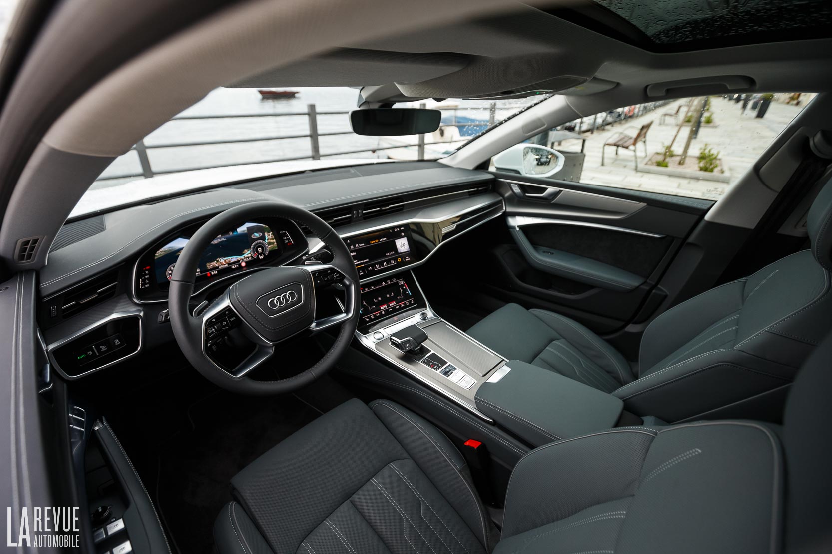 Intérieur de l'habitacle de la nouvelle Audi A7 Sportback