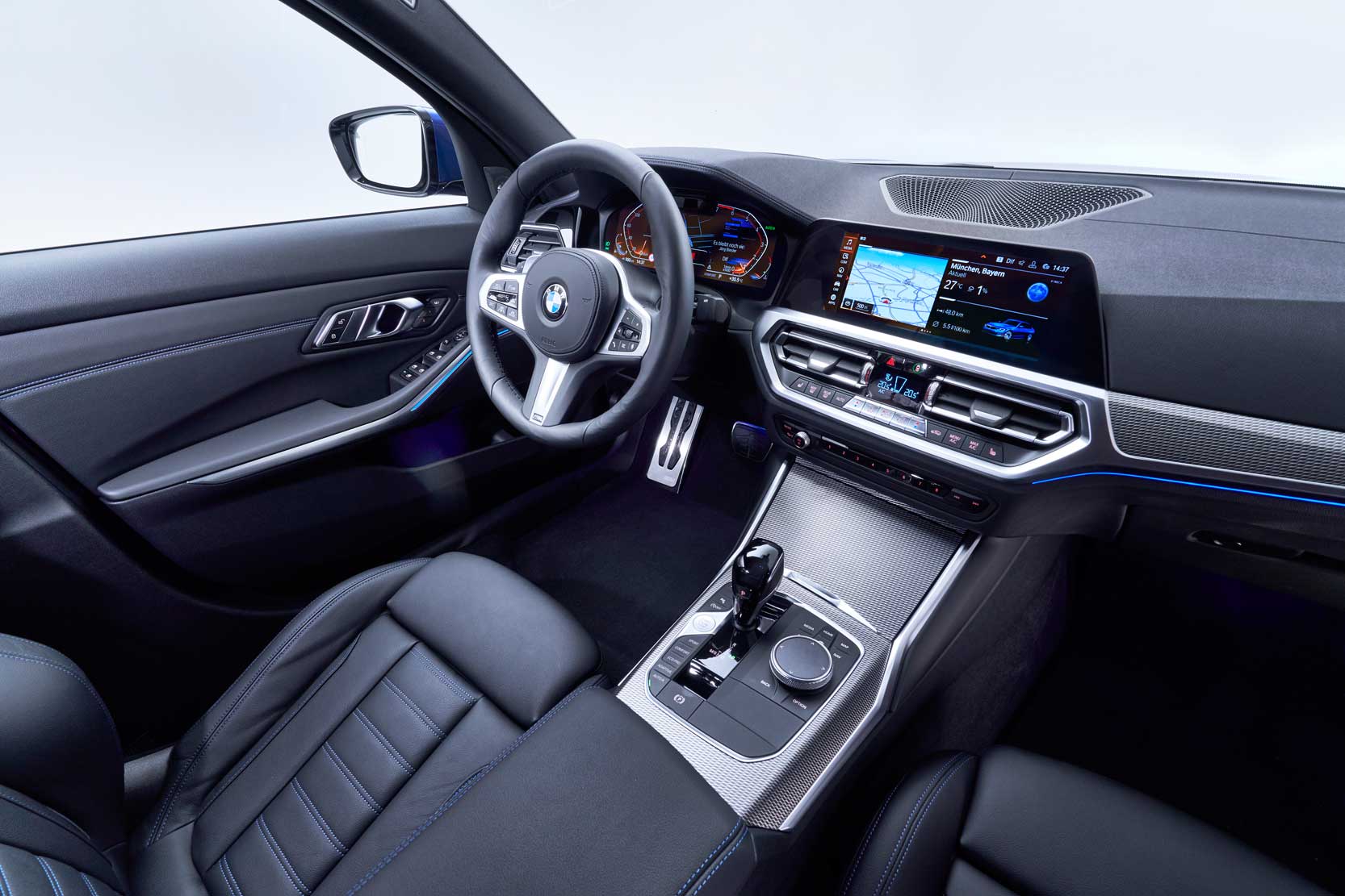 Intérieur de la nouvelle BMW Série 3 année 2019