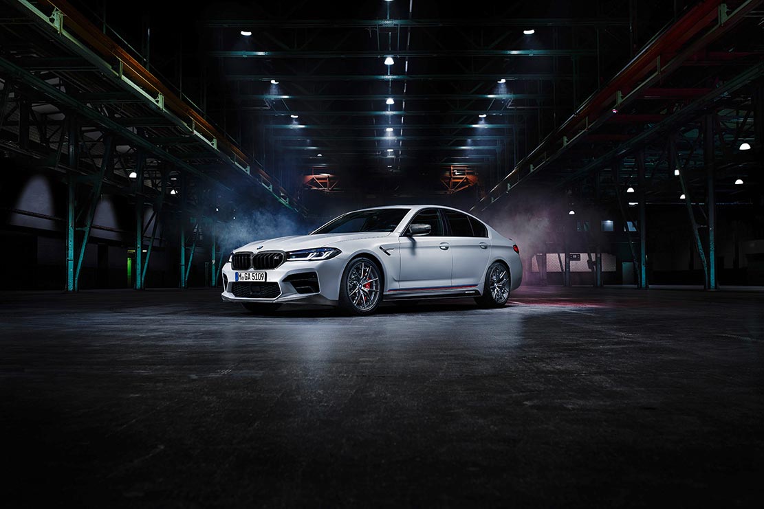 Image principale de l'actu: BMW Performance Part pour Série 5 et M5 Competition : Emissions de Carbone