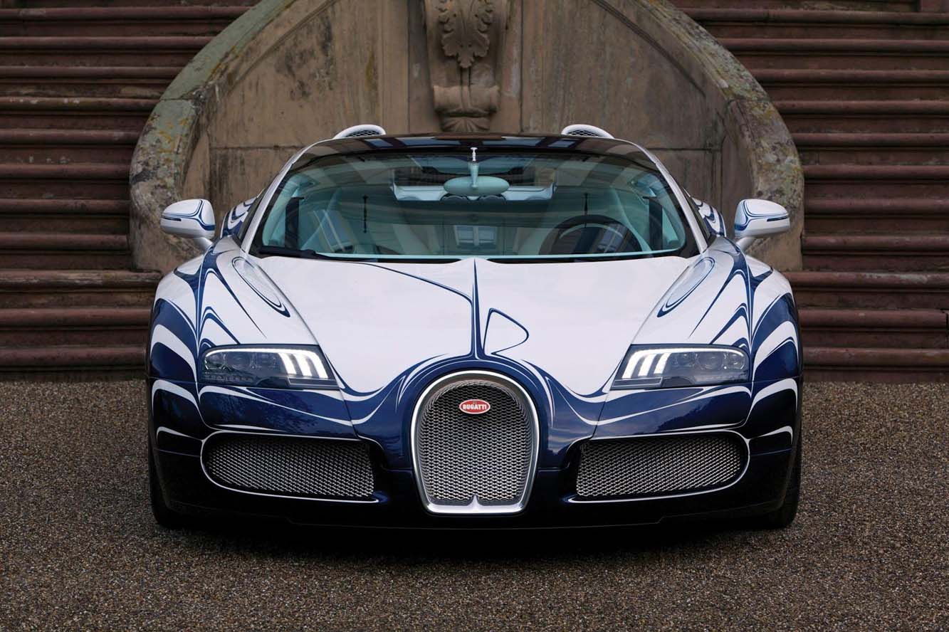 Image principale de l'actu: Bugatti veyron grand sport or blanc 