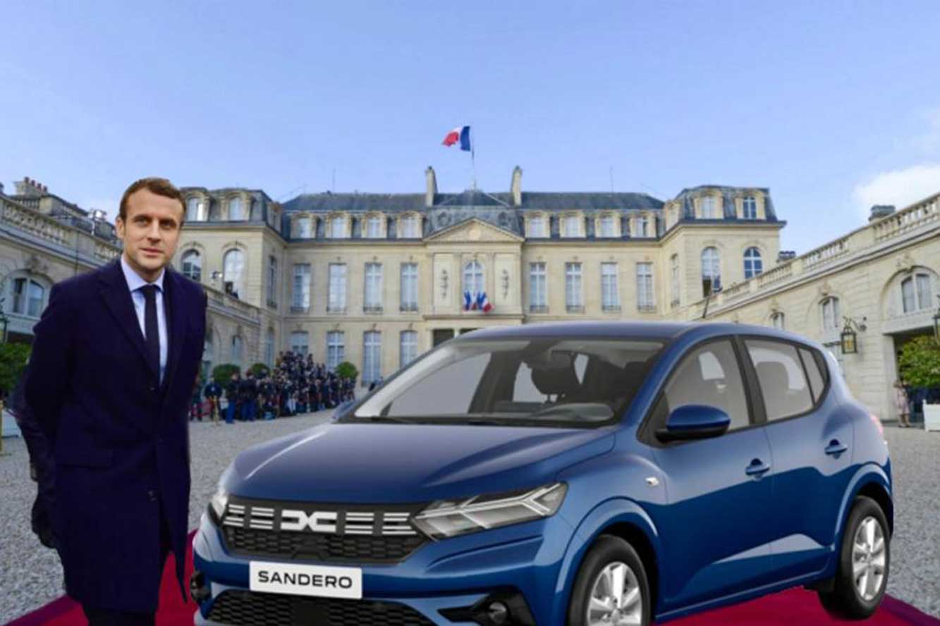 E. Macron va offrir une Dacia Sandero aux retraités pour compenser les deux ans de cotisation supplémentaires