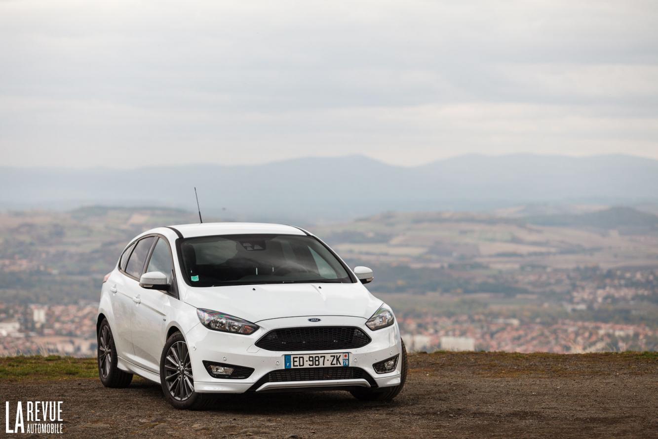 Image principale de l'actu: Essai Ford Focus ST Line 2 0 TDCi 150 Powershift : c'est pas du flan