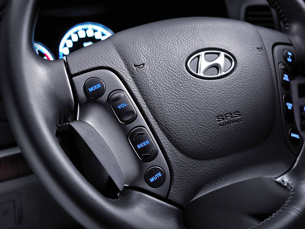 Как снять руль hyundai santa fe