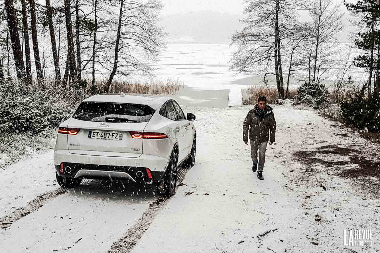 Image principale de l'actu: Essai Jaguar E-Pace 240 AWD : la chasseuse des neiges