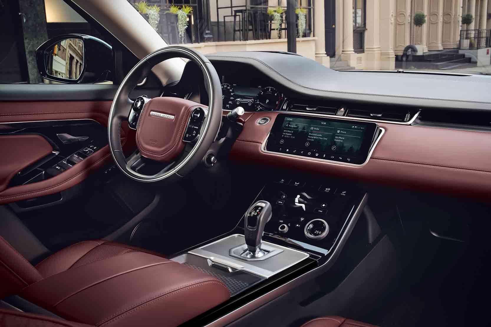 Intérieur de la nouvelle Range Rover Evoque 2019