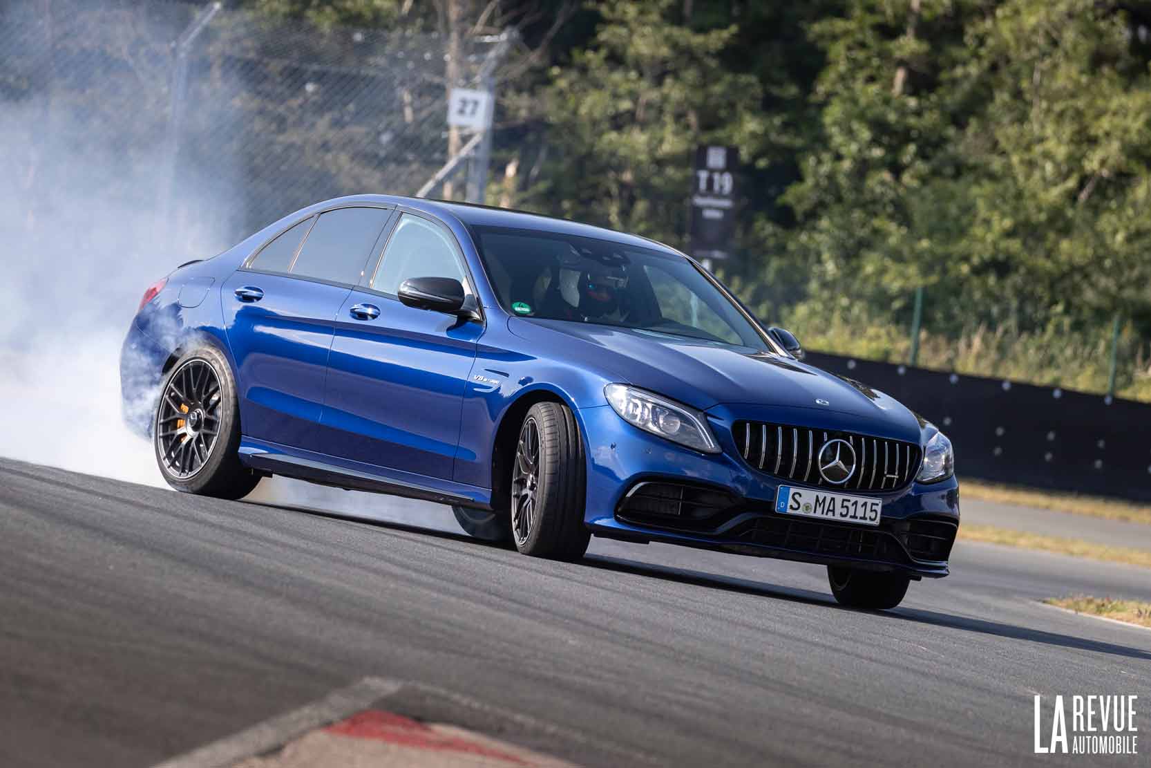 Essai Mercedes AMG C 63 S sur piste