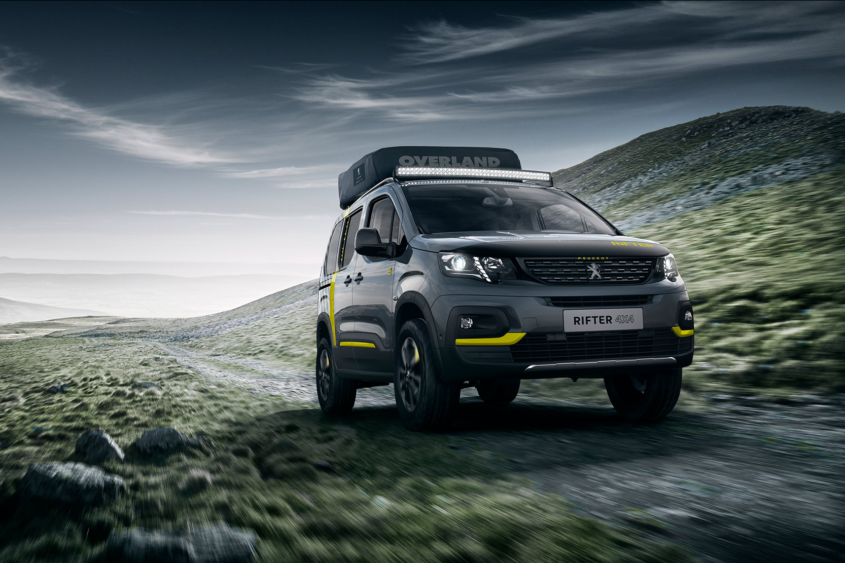 Image principale de l'actu: Peugeot Rifter 4x4 concept : parée pour l'aventure