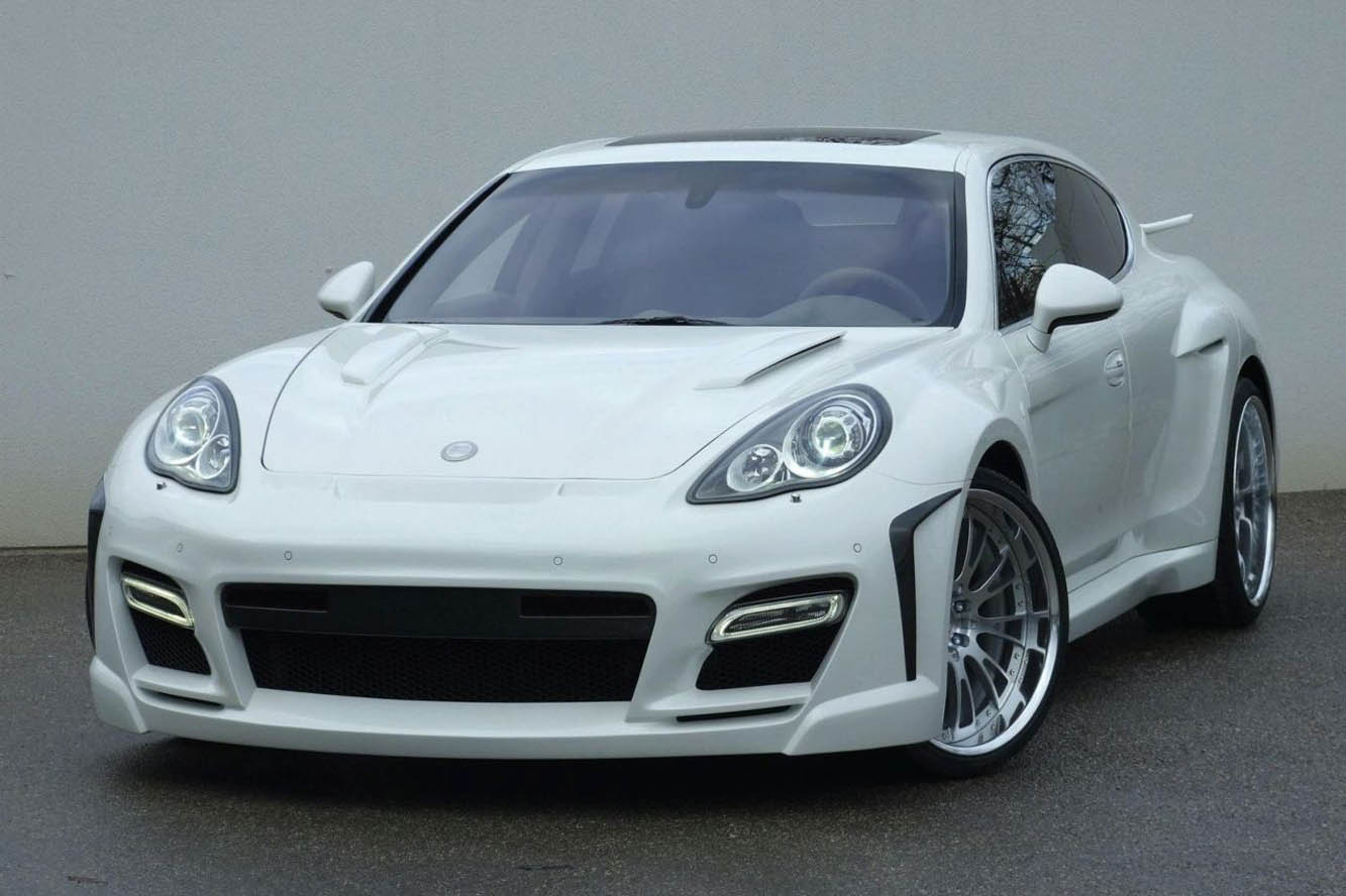 Image principale de l'actu: Une porsche panamera sauce tuning 