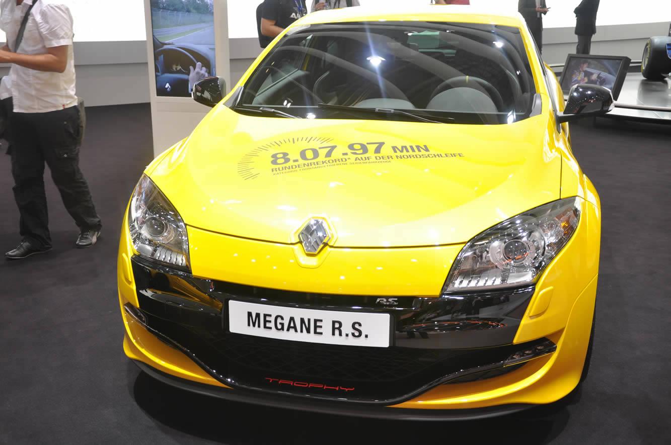 Image principale de l'actu: Galerie renault megane rs francfort 2011 