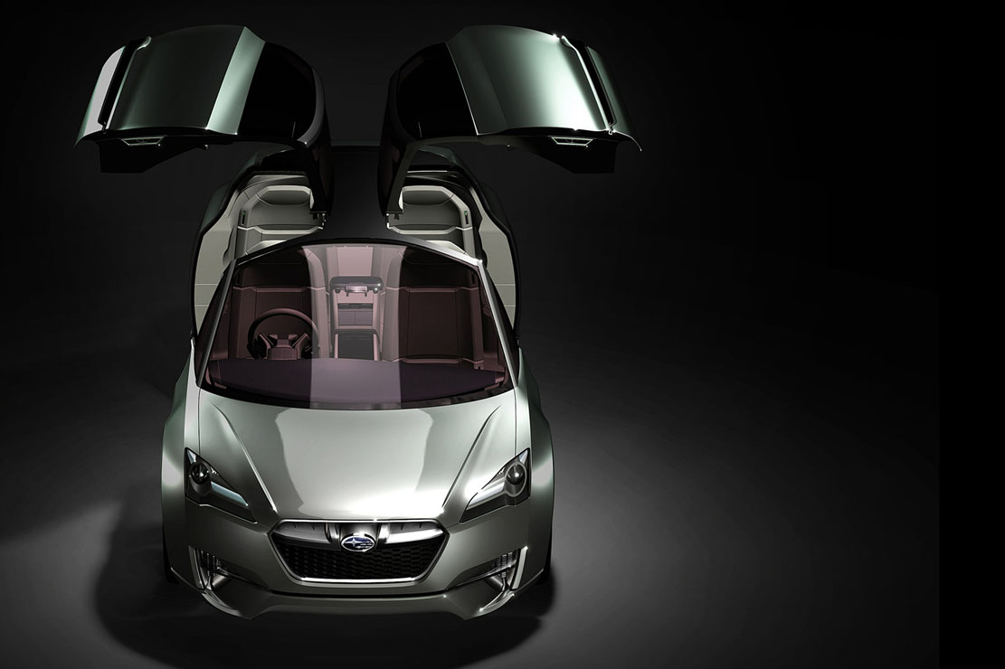 Image principale de l'actu: Premiere voiture a 3 moteurs subaru hybrid tourer concept 