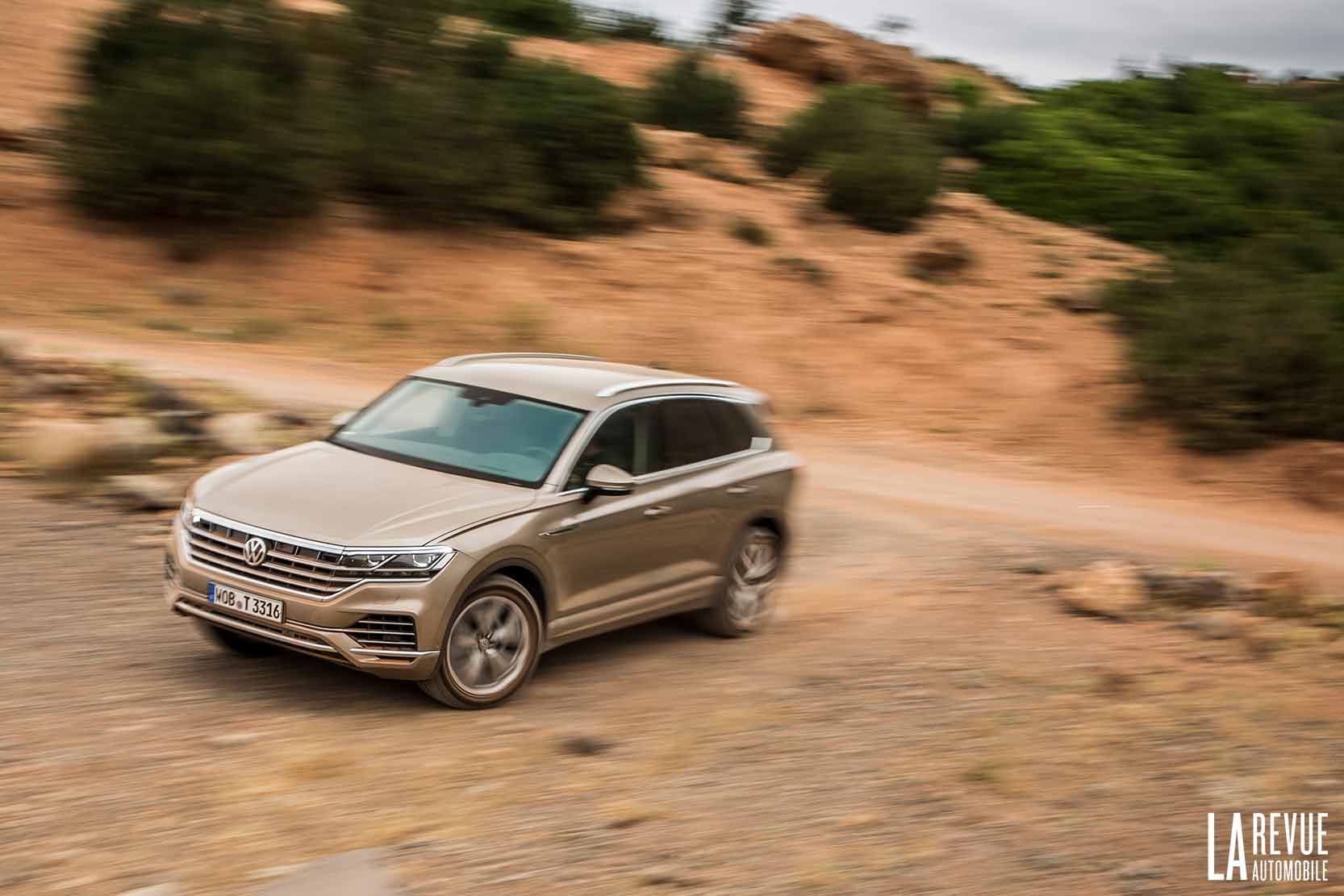 Essai du Volkswagen Touareg V6 TDI dans des pistes Offroad