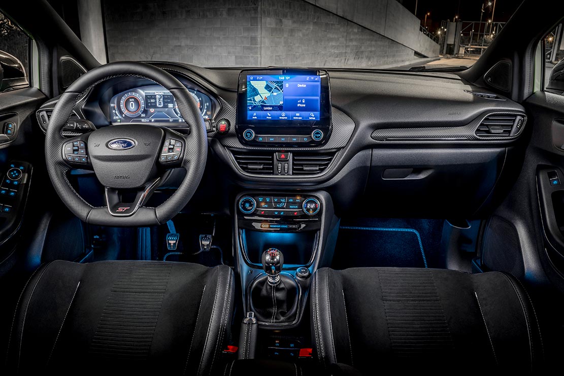 ford puma st inside
