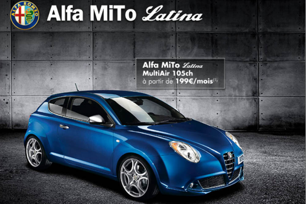 Image principale de l'actu: Alfa romeo mito latina 