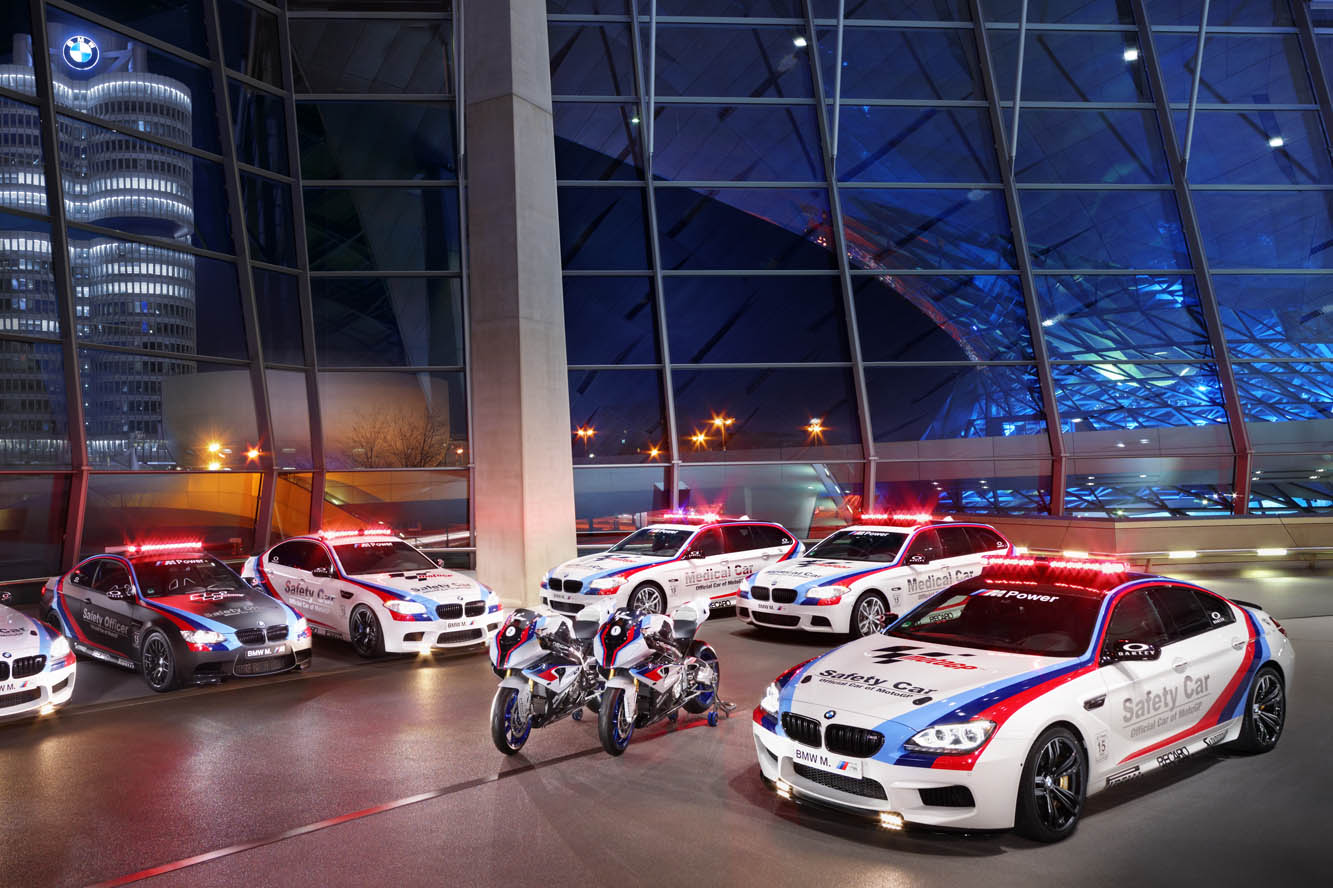 Image principale de l'actu: Une bmw m6 gran coupe en safety car en moto gp 