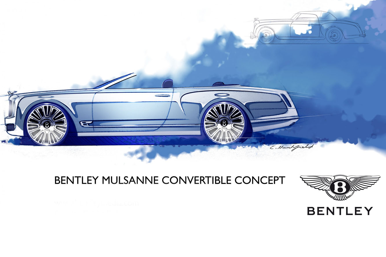 Une bentley mulsanne cabriolet a pebble beach 