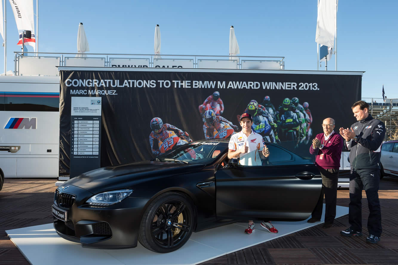 Bmw offre une m6 coupe a marc marquez 