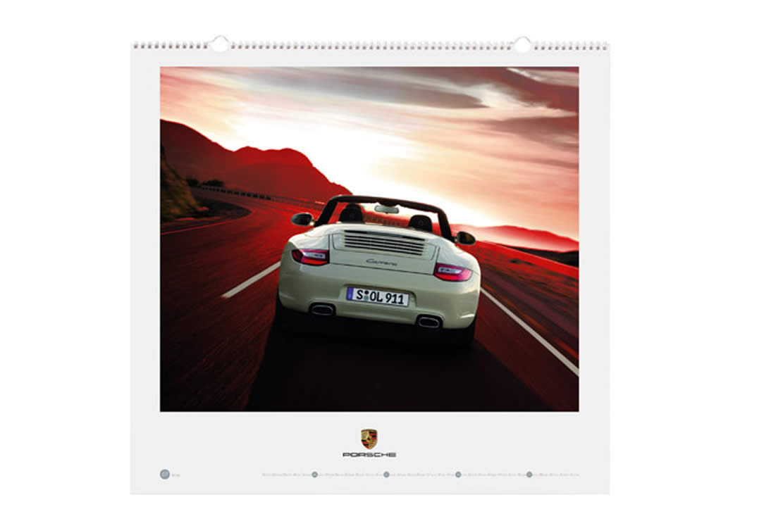 Image principale de l'actu: Le calendrier porsche 2010 vient de sortir 