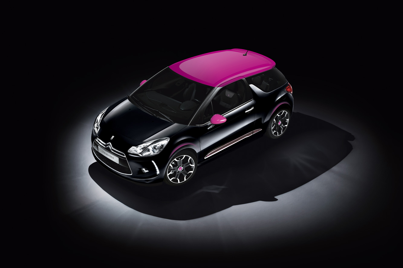 Image principale de l'actu: Citroen ds3 dark rose presentee par alfred hitchcock 