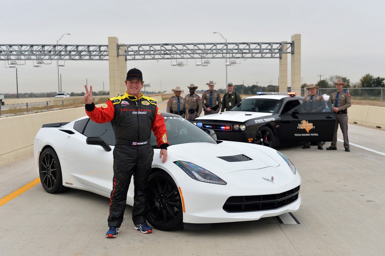 Hennessey fait depasser les 322 km h a la corvette c7 stingray 