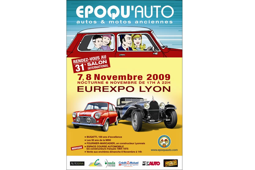 Epoqu auto salon 2009 de la voiture ancienne 