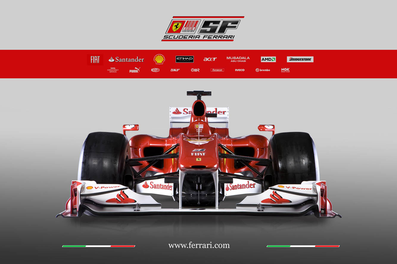 Image principale de l'actu: La ferrari f1 de la saison 2010 