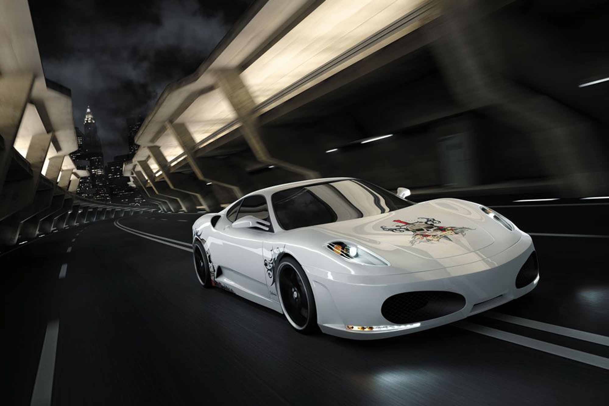 Ferrari f430 calavera frole les 350km h 