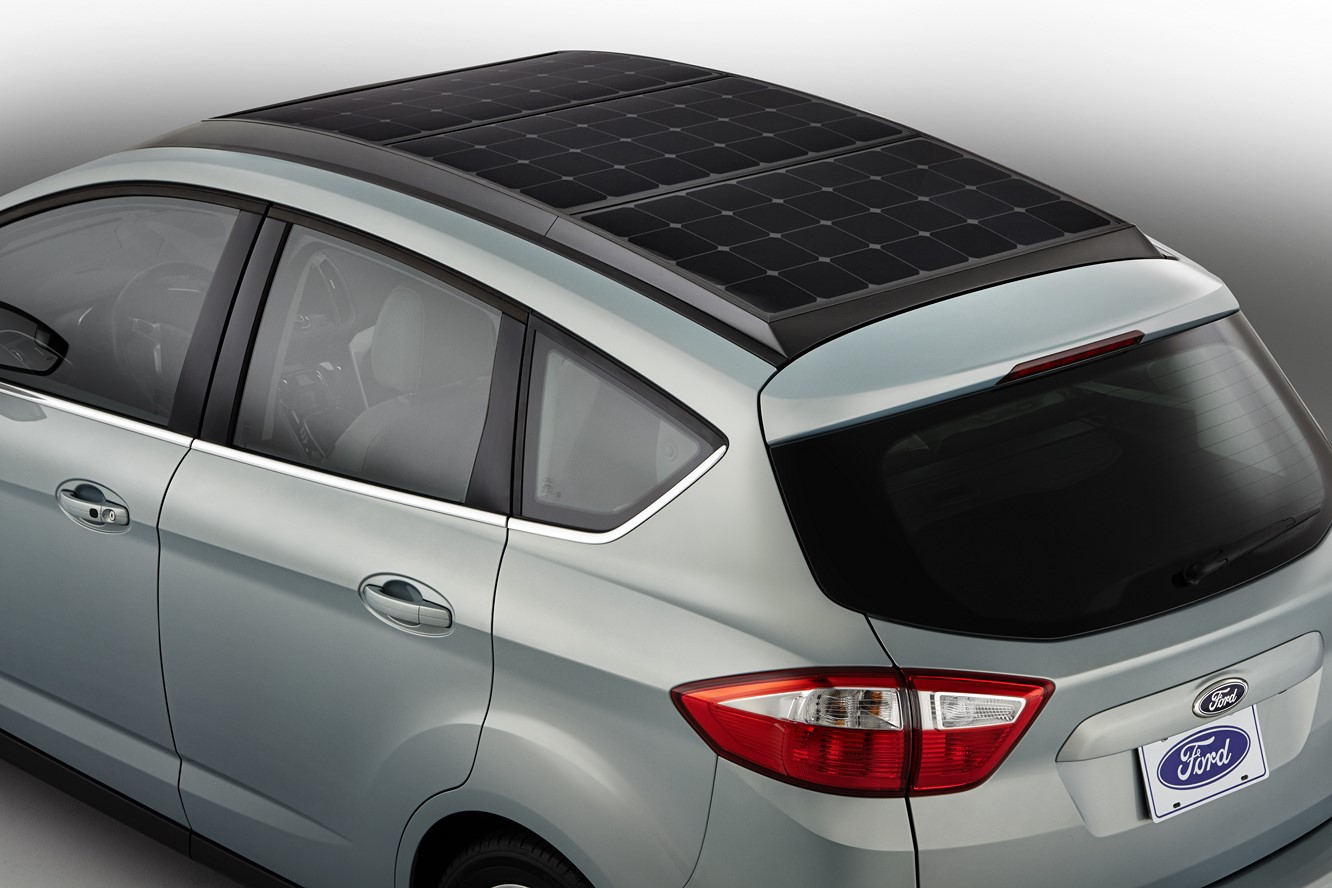 Et si le ford c max hybride devenait bientot rechargeable au soleil 