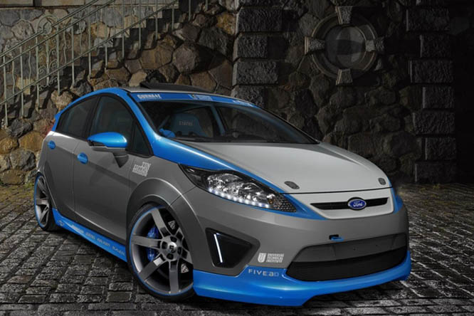 La ford fiesta au sema show 