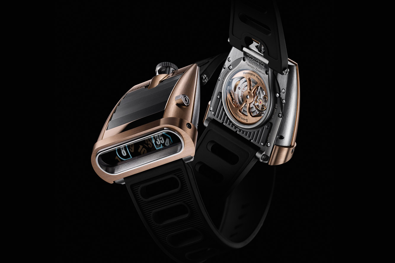 Horological machine ndeg5 rt une supercar en or a porter au poignet 