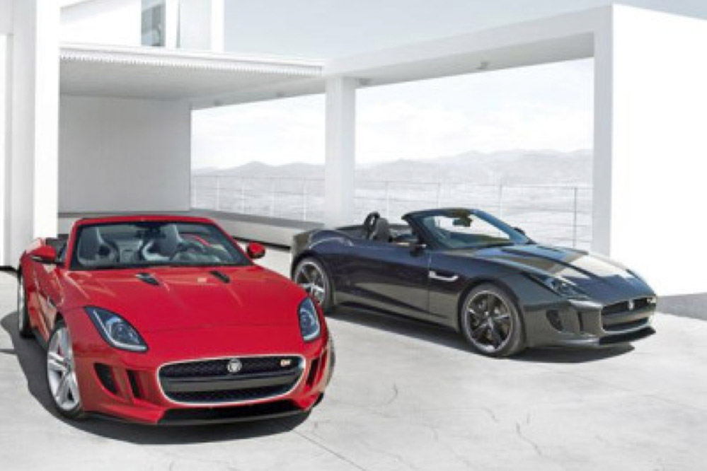 Jaguar f type en avant premiere 