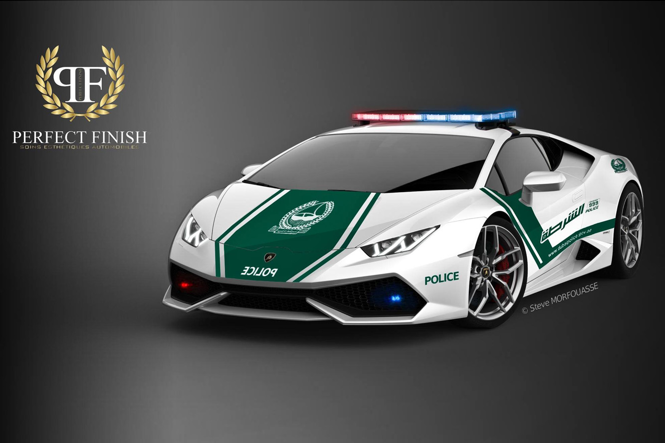 La lamborghini huracan pour la police de dubai