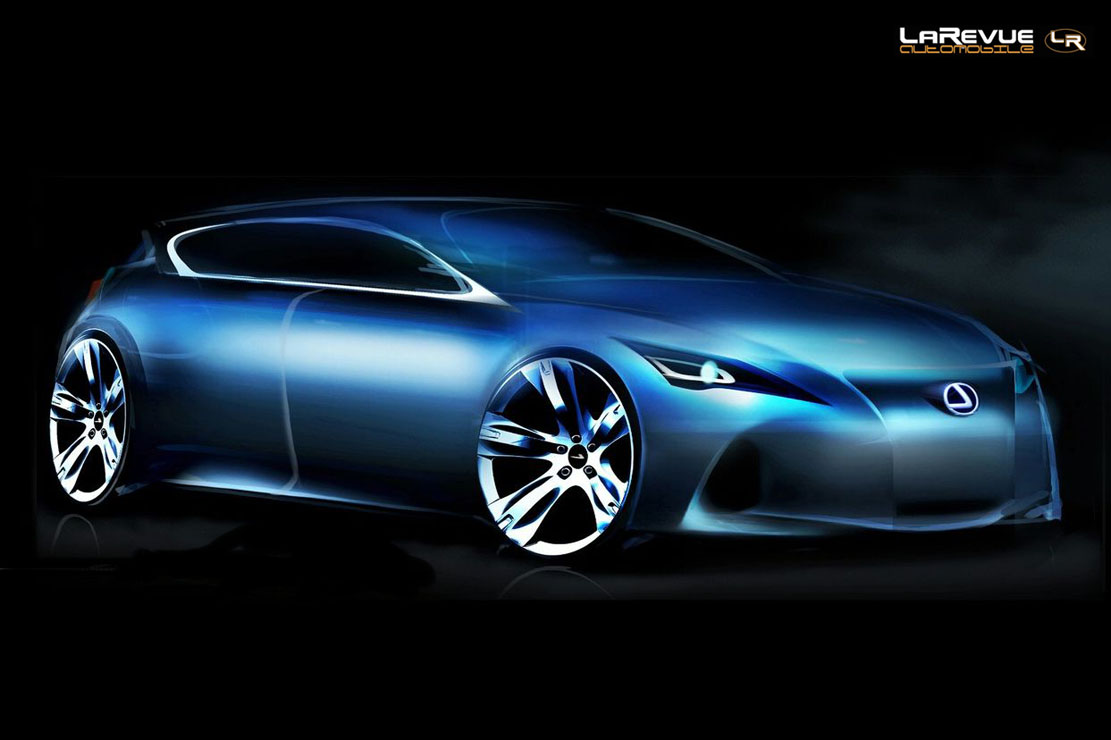 Lexus lf ch hybride premium compact concept 
