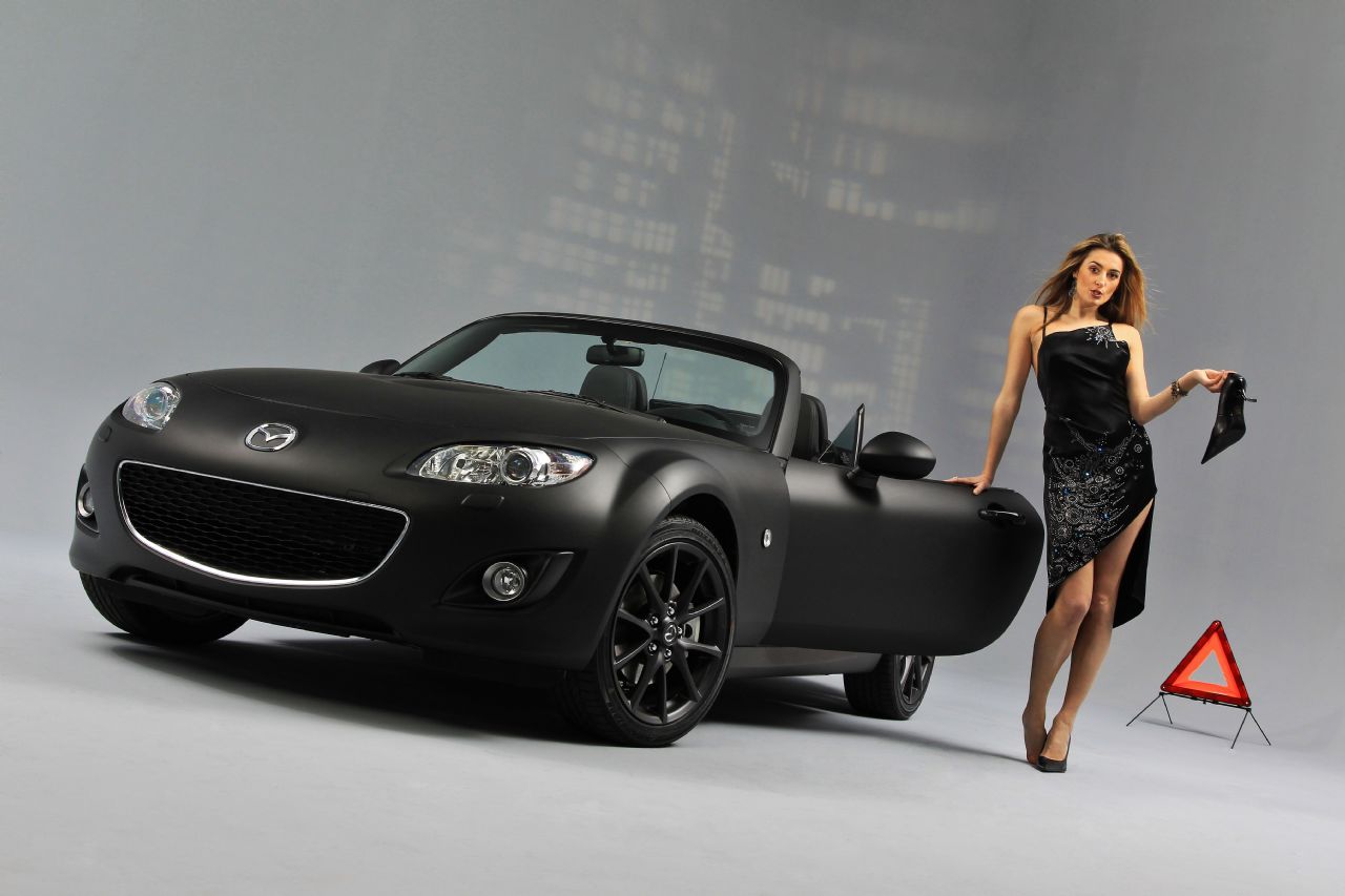 Mazda mx 5 en tenue laquo arty raquo 