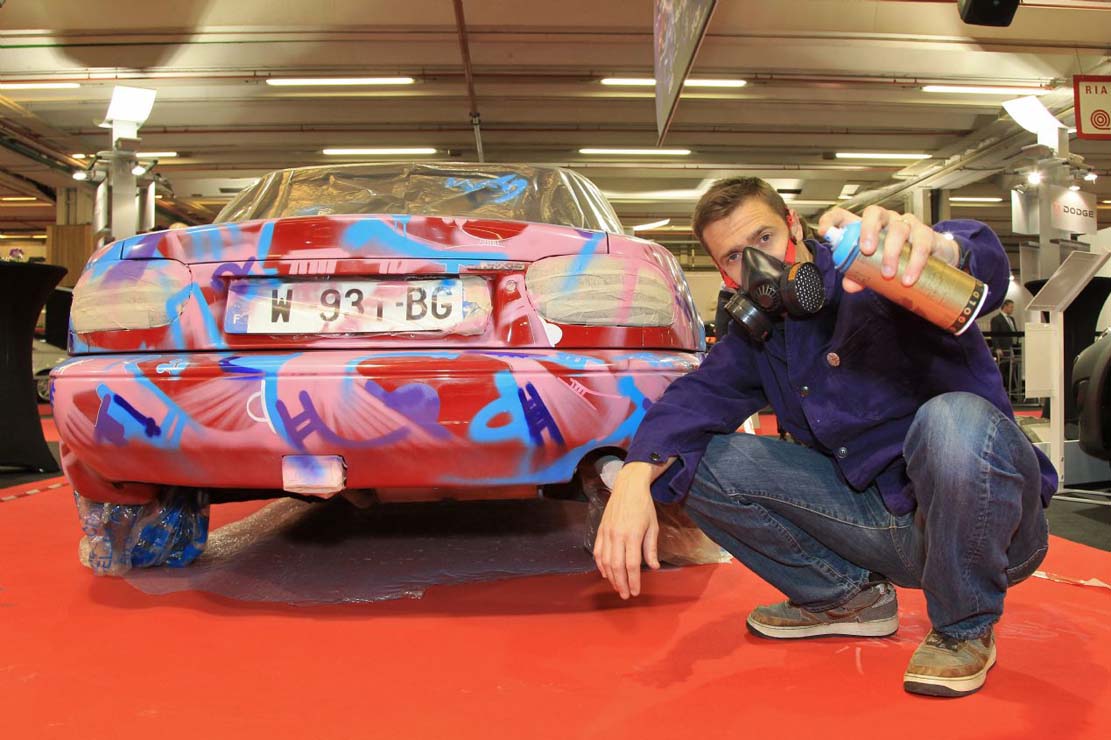 Image principale de l'actu: Un mazda mx5 graphee par un artiste 